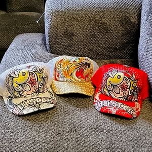 Custum design ladies hats lot 3pc
